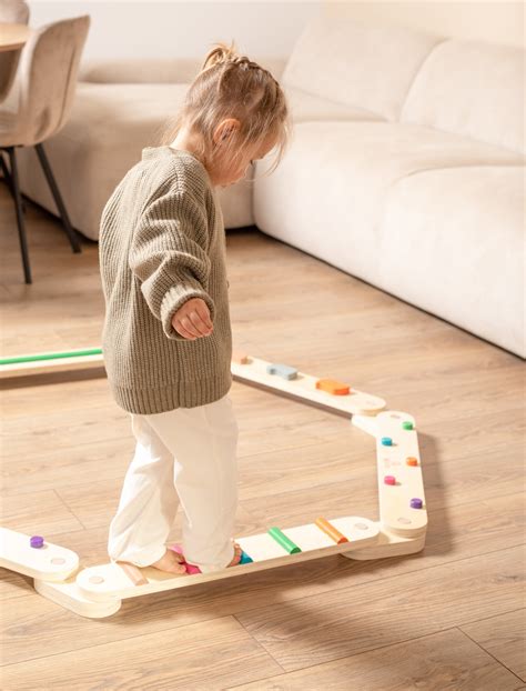 Balance Beam Double-sided for Kids-balance Beam Toddler-balance Beam ...