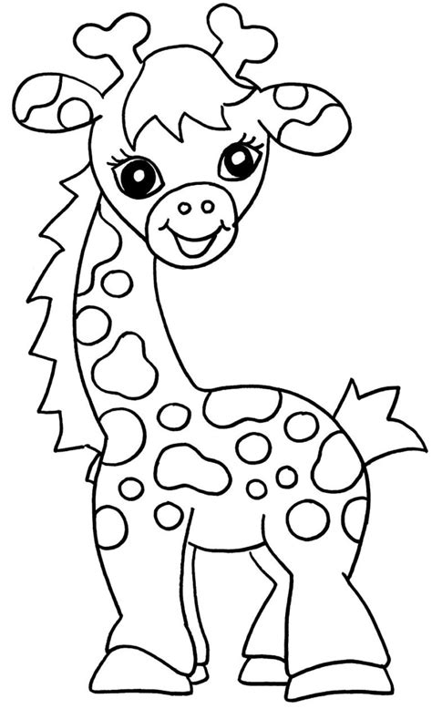 Desenhos Para Colorir Girafa