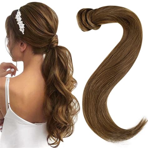 human hair ponytail extension 4