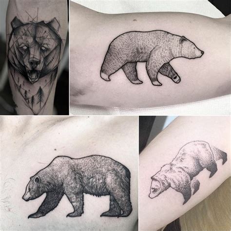 Bear Tattoo Design and Meanings - Strength, Courage and Confidence