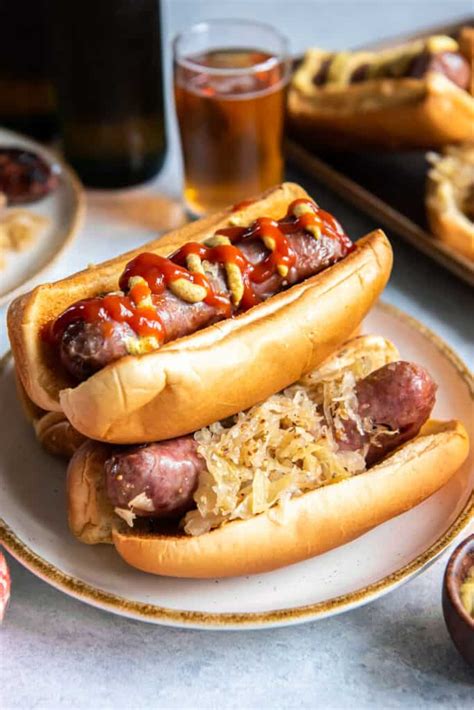 Beer Brats Recipe | Valerie's Kitchen