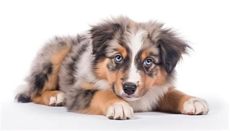 Premium AI Image | Border collie in front of white background generate ai