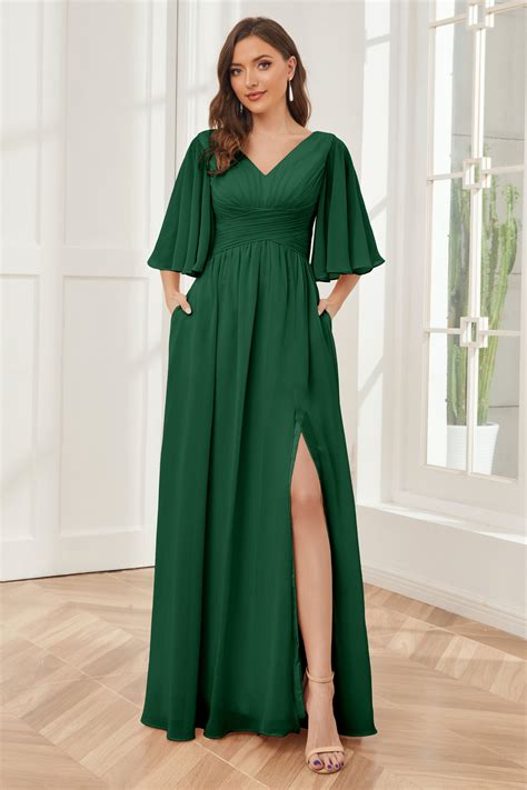 Dark Green Bridesmaid Dresses