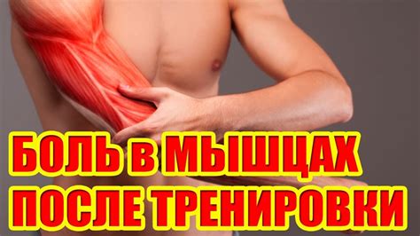 БОЛЬ в МЫШЦАХ ПОСЛЕ ТРЕНИРОВКИ - YouTube