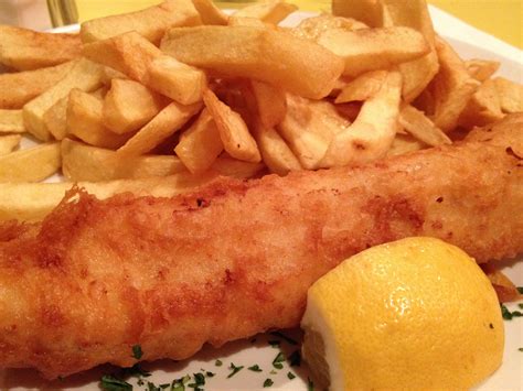 The best Fish and Chips I've had. Cod and chips - crunchy, fresh, flaky ...