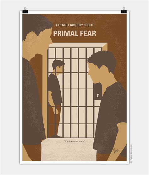 No1127 My Primal Fear minimal movie poster | CHUNGKONG