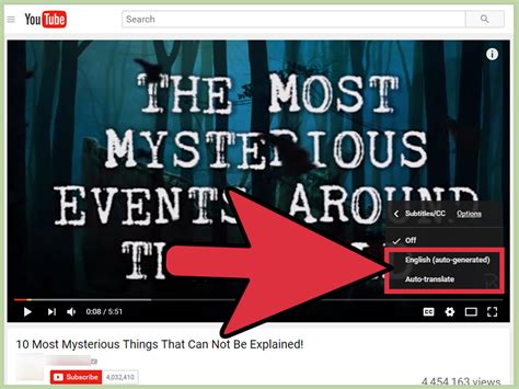 How to Turn On YouTube Subtitles: 4 Steps (with Pictures)