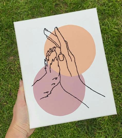 Сложный рисунок на холсте 🎨 | Embroidered canvas art, Canvas painting ...