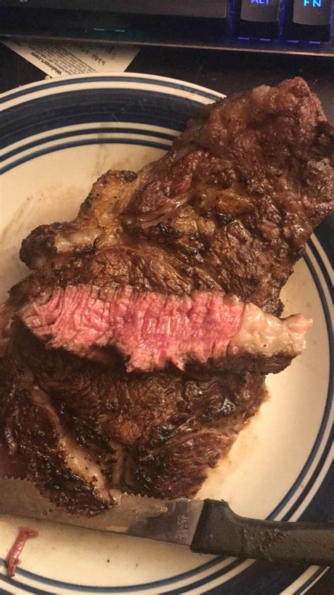 [homemade] Perfectly rare steak : r/food