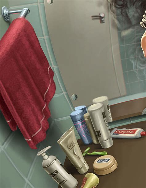scary selfie behance