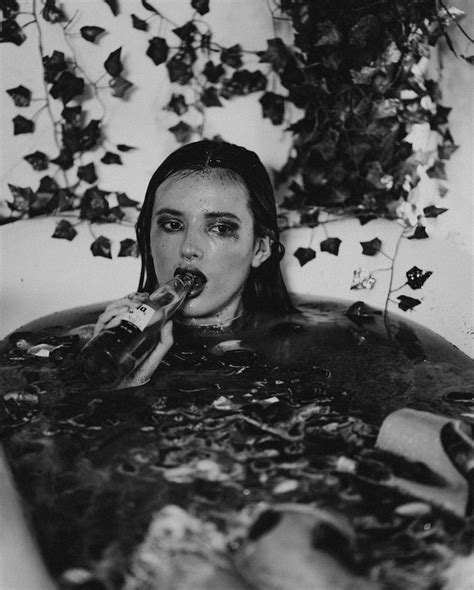 Bella Thorne in Bath in Sexy Photoshoot by Maggie Einstein (March 2020