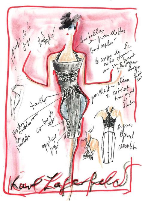 Karl Lagerfeld Sketches at PaintingValley.com | Explore collection of Karl Lagerfeld Sketches