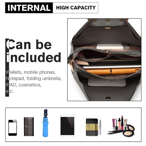 LN6849 - Miss Lulu Leather Look Handbag with Wooden Handles - Grey