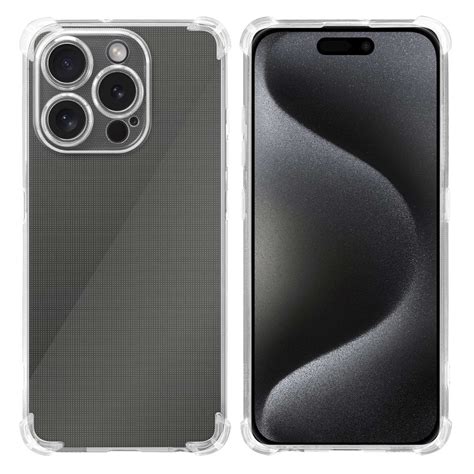 iPhone 15 PRO MAX Suojakuori Kuoret (Läpinäkyvä) - Gigantti verkkokauppa
