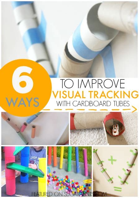 creative ways  improve visual tracking  recycled cardboard
