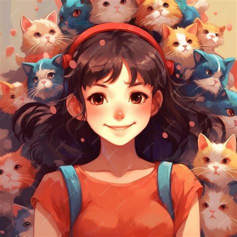 Premium AI Image | animated cartoon Korean Anime haracter