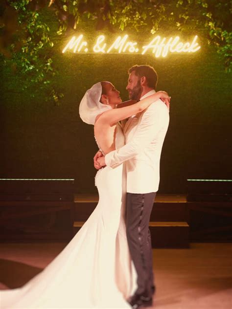 jennifer lopez  ben affleck wedding