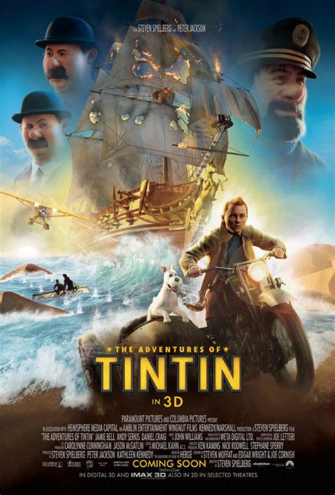 The latest "Tintin" poster