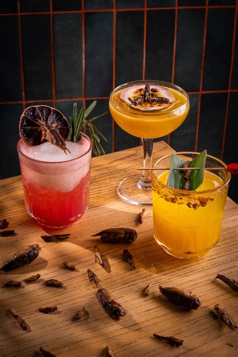 This restaurant-bar is serving insect-themed Halloween cocktails with
