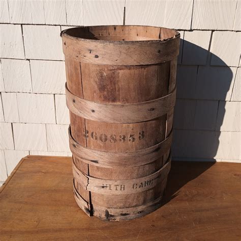 Vintage Wooden Barrel - Amazing Rustic Patina - Etsy