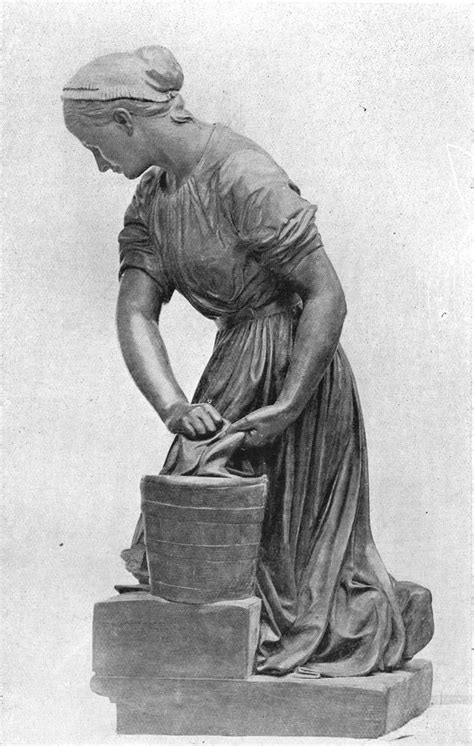 “The Housemaid” by Thomas Woolner