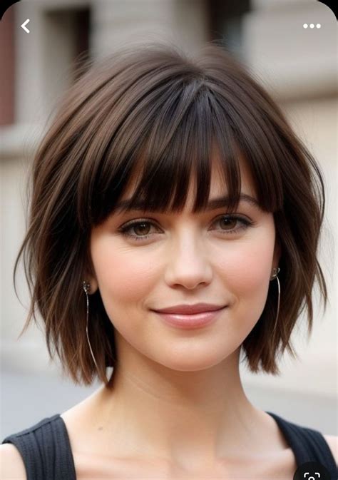 Short Hair With A Bang - Best 13 30 Bob Haircuts with Bangs: Trendy Styles for Every Face Shape ...