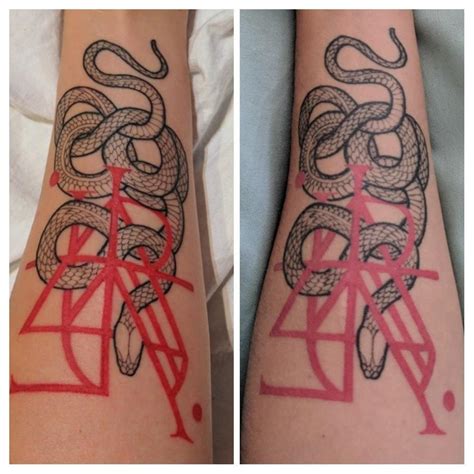 Snake tattoo by Mirko Sata, Sata TTT Vision in Milan, Italy, Europe. 1 ...