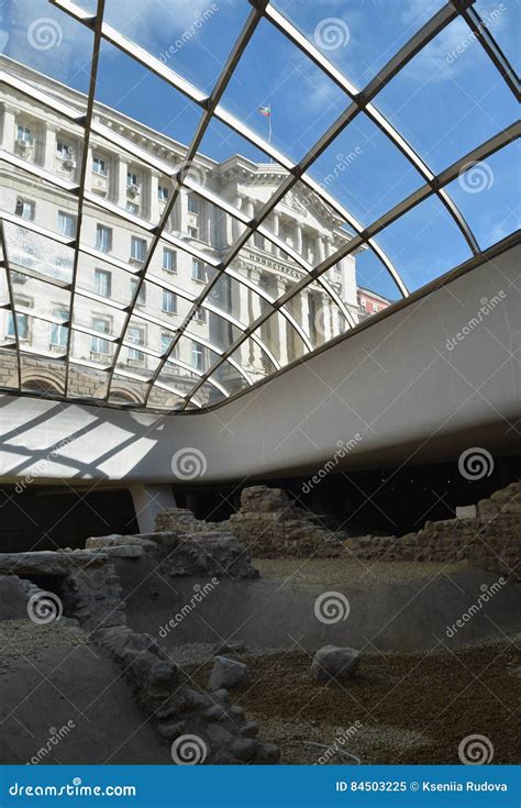 The Ruins of the Ancient Fortress Serdika Editorial Image - Image of ...