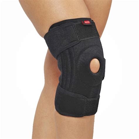 Наколенник Aurafix (Аурафикс) 3103 с силиконовым кольцом и 4 ребрами ...