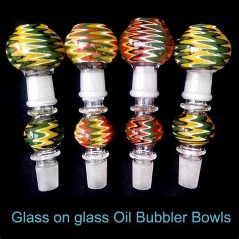 Silver line Productions 14mm To 19mm COLORED GLASS SMOKING BOWLS GGW-01 ...