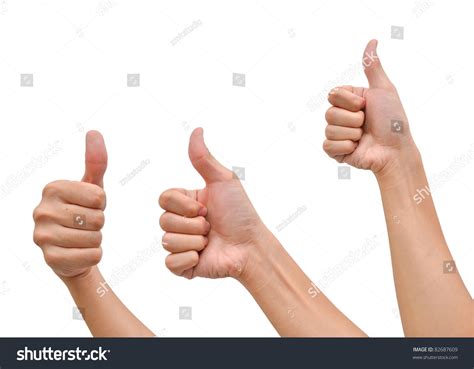 hand thumb isolated  white background stock photo  shutterstock