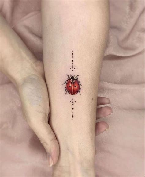 23+ Ladybug Tattoo On Foot - PanasheEday