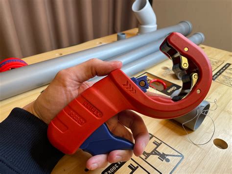 Новый труборез Knipex для пластиковых канализационных труб. Один ...
