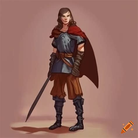 Digital art of a medieval squire on Craiyon