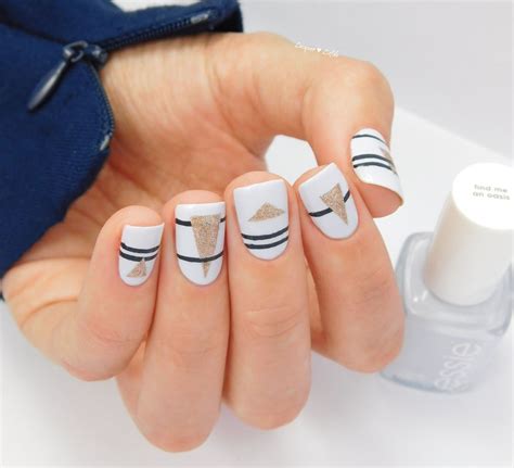 Essie Find Me an Oasis Striping Geomatric Nail Art Nailart, Geometric ...