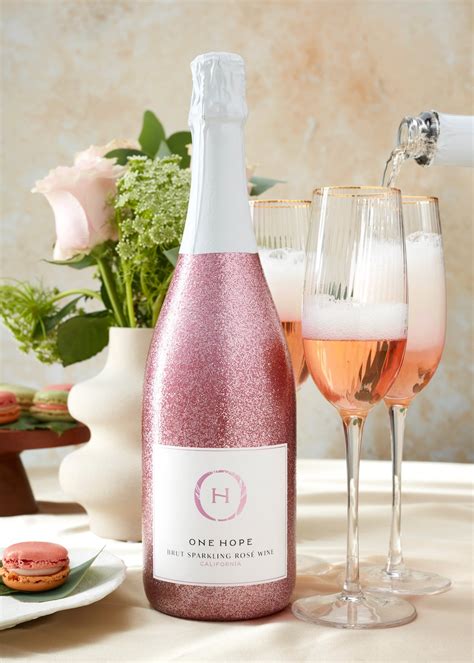 Shop our Best Selling Pink Shimmer Sparkling Rosé at ONEHOPE