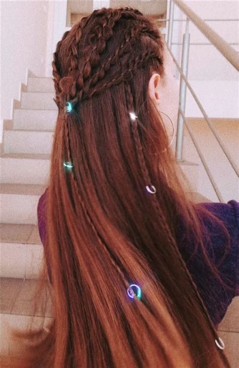 Косічки з прикрасами | Hair wrap, Beauty, Hair