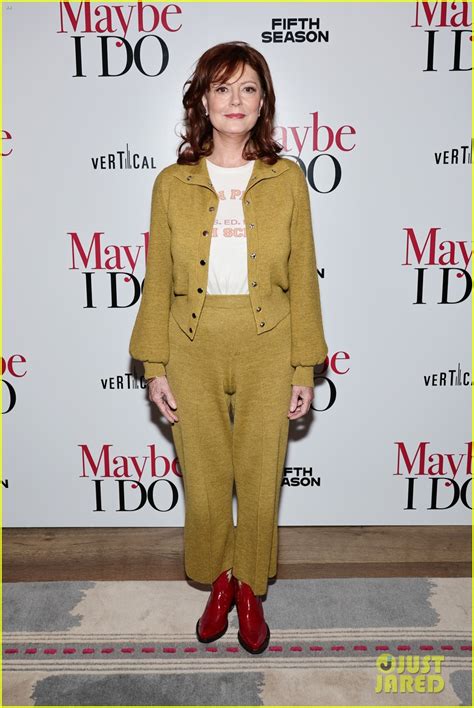 Emma Roberts Goes Ravishing in Red for 'Maybe I Do' Premiere with Susan ...