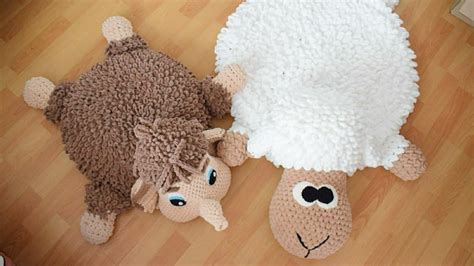 Коврик Барашек из пряжи Alize Puffy - COLLECTION-DESIGN.RU
