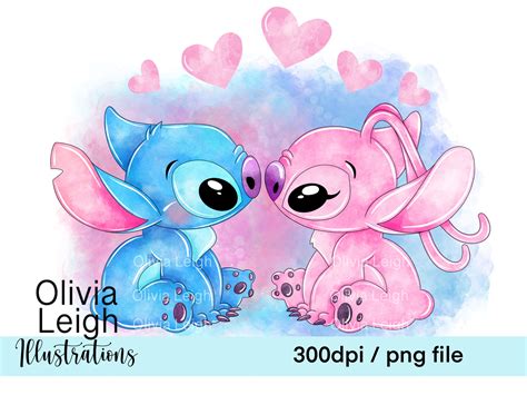 Stitch And Angel Love