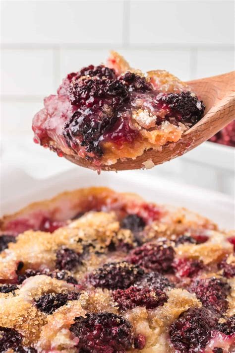 Easy Blackberry Cobbler Recipe - My Organized Chaos
