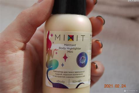 Хайлайтер для тела MIXIT Mermaid Body Highlighter - «сияние » | отзывы