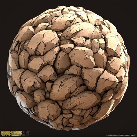 ArtStation - Borderlands: GOTY Enhanced - Rockface Tileable, Cordell ...