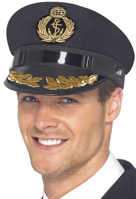 Military Hats - Nay Captains Hat by Smiffys 38927 | Karnival Costumes