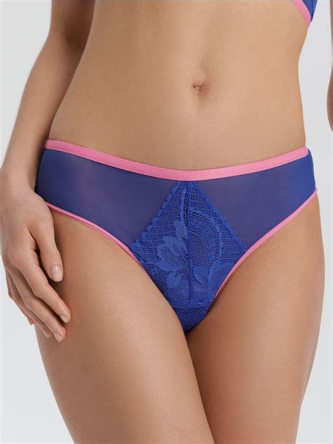 Slip mit Spitze Farbe Indigo - SINSAY - 9965F-57X