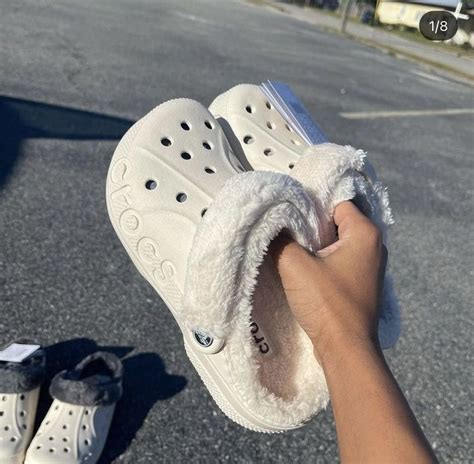 Fuzzy Crocs🤍 | Girly shoes, Fluffy shoes, Outfit shoes