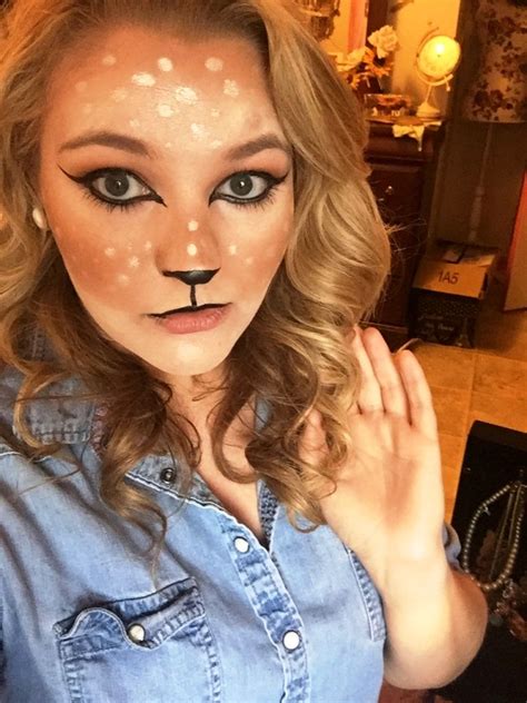 25 Deer Halloween Makeup Ideas for Women - Flawssy