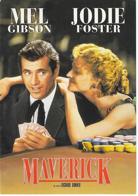 Mel Gibson and Jodie Foster in Maverick Film 1994 4 by 6 | Topics
