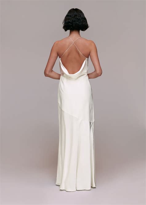 Ivory/Multi Eileen Silk Wedding Dress | WHISTLES