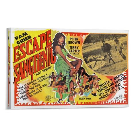 Foxy Brown Movie Posters 70s Aesthetic Vintage Posters Decorative